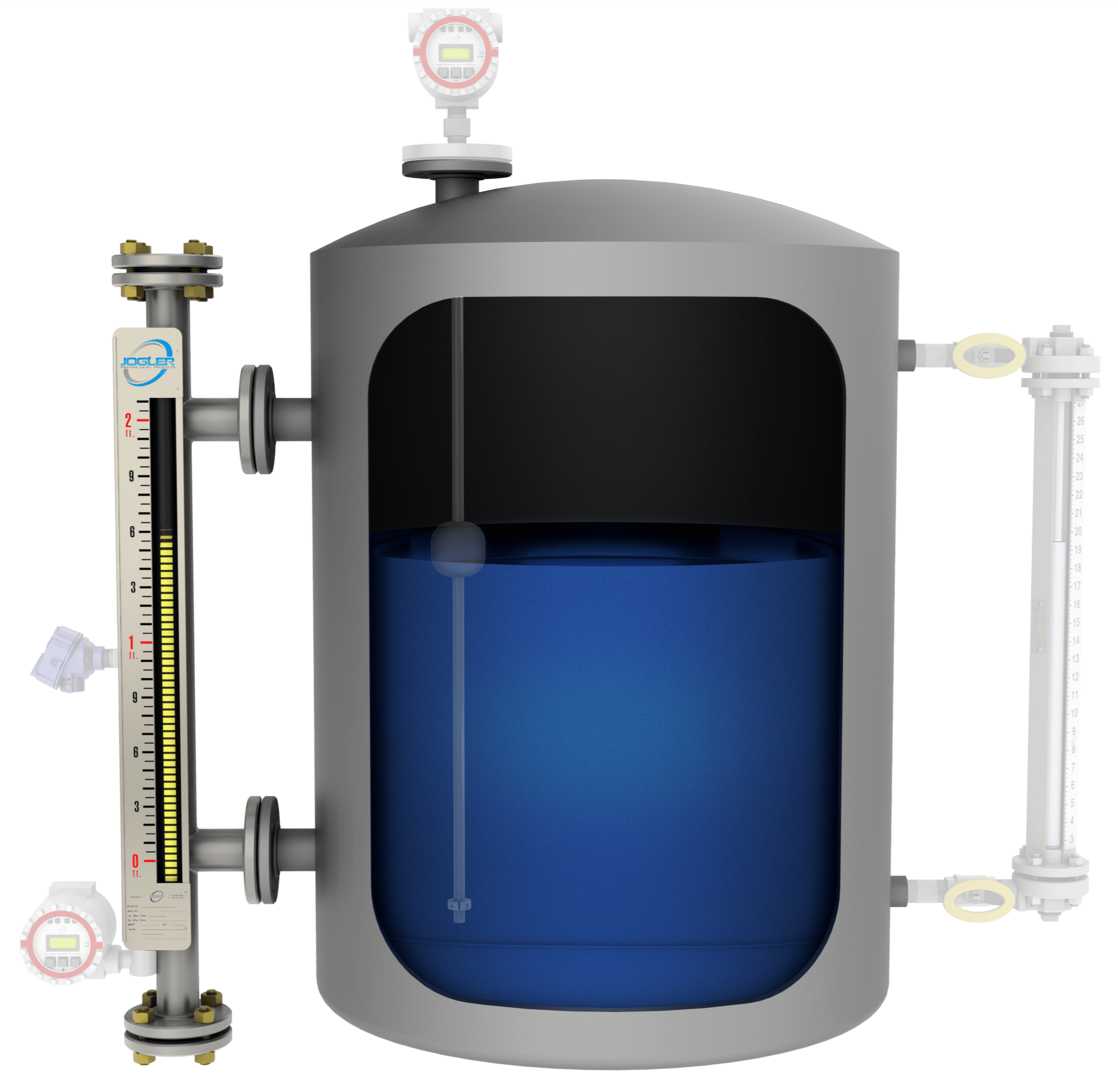 magnetic level gauges slide